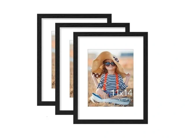 Vittanly 11×14 Picture Frame Set Of 3 Display… Code