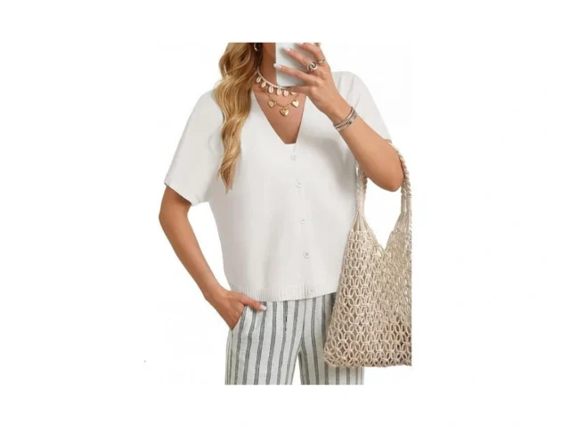 Grace Karin Womens Short Sleeve Cropped Cardigan… Code