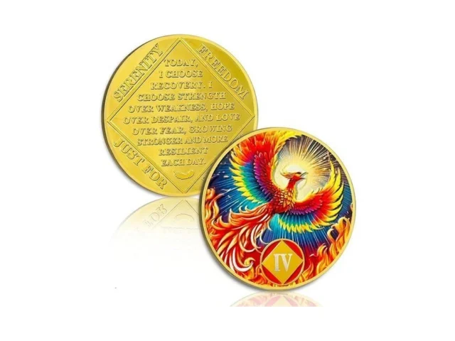 Phoenix Of Light 4 Year Sobriety Coin Phoenix Na… Coupon
