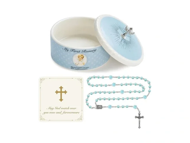 Norbu Baptism Gifts For Girl My First Rosary With… Code