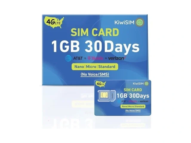 Kiwisim 4g Sim Card 1gb 30days Usa Nationwide… Code