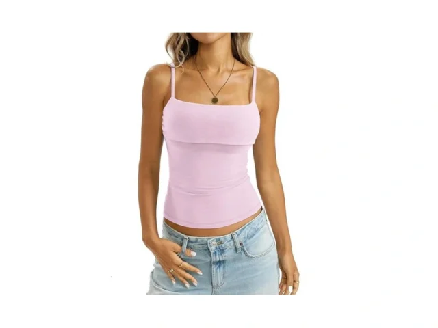 Easygala Womens Cotton Foldover Tank Tops Sexy… Code