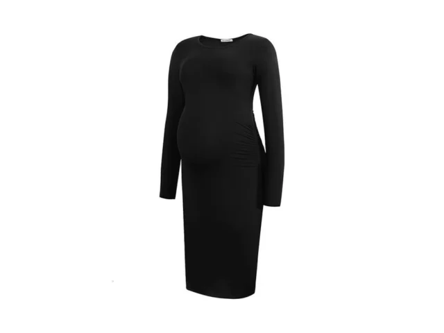 Smallshow Women S Long Sleeve Maternity Dress… Code