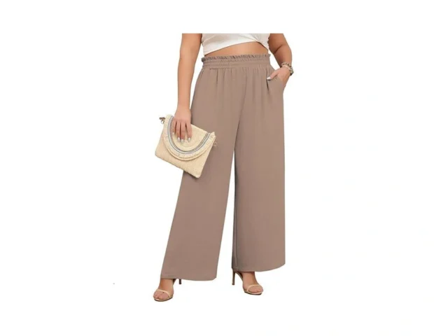 Lastshe Women S Plus Size Business Casual Pants… Code