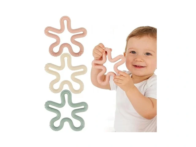 Fu Store 3 Pack Coral Flower Ring Teether Baby… Code