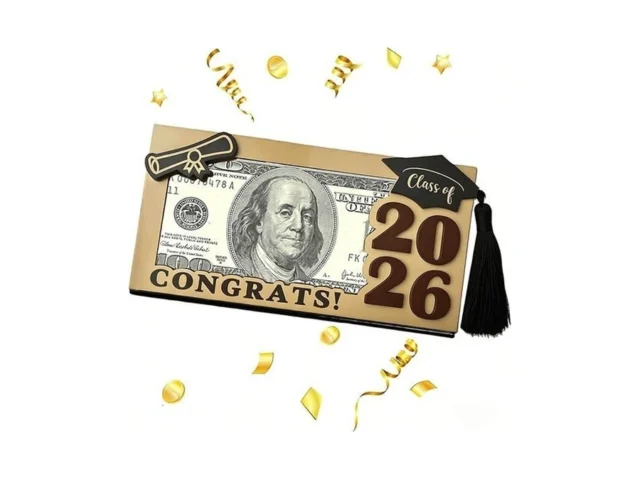Graduation Gifts 2026 Money Holder Wooden… Code