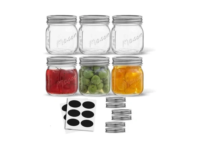 Joyjolt 8 Oz Mason Jars With Lids Labels And… Coupon
