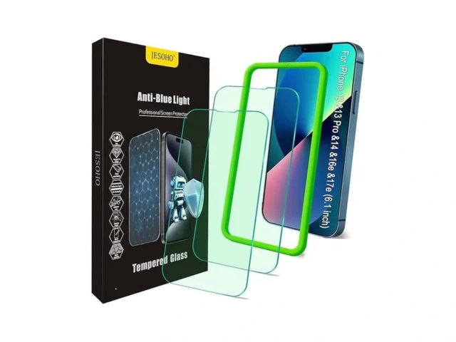 Jesoho Blue Light Screen Protector For Iphone 13 13… Code