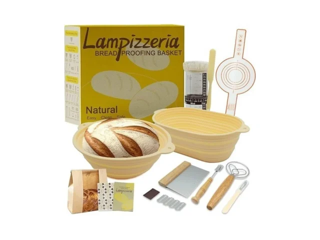 Lampizzeria Silicone Proofing Basket Set Round Oval…