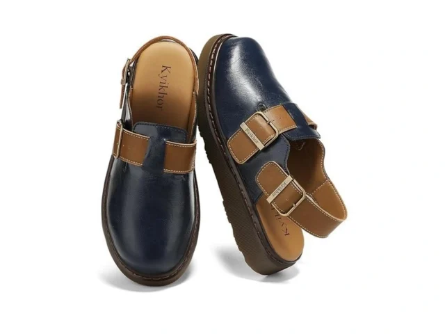 Kyikhor Women S Genuine Leather Clogs For Women… Code