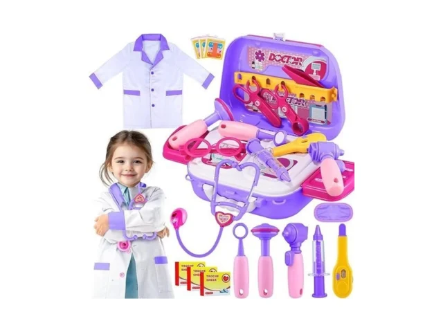 Ginmic Doctor Kit For Toddlers 3-5 22 Pieces… Code