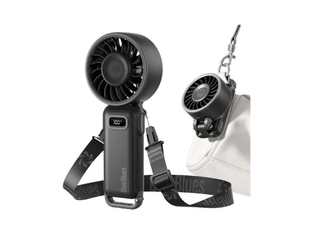 Diveblues Portable Turbo Fan 100 Speed Handheld Fan… Code