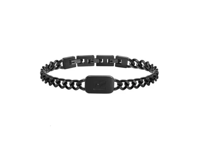 Vnox Black Initial Bracelet For Men – Mens… Coupon