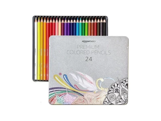 Amazon Basics Premium Colored Pencils For Coloring… Coupon