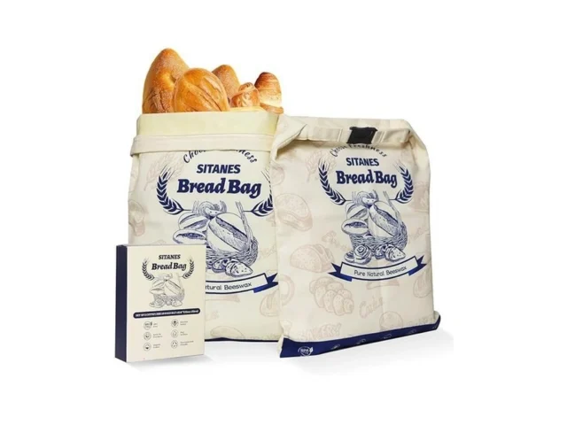 Sitanes Reusable Beeswax Bread Bags 2-pack 16 5 12… Coupon