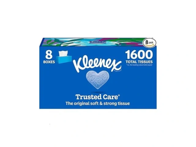 Kleenex Trusted Care Facial Tissues 8 Flat Boxes… Coupon