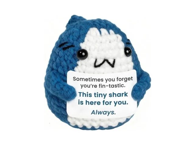 Krinisou Cute Crochet Shark Gift With Comfort… Code