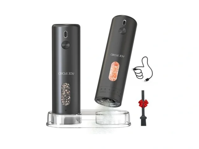 Circle Joy Rechargeable Electric Salt And Pepper… Code