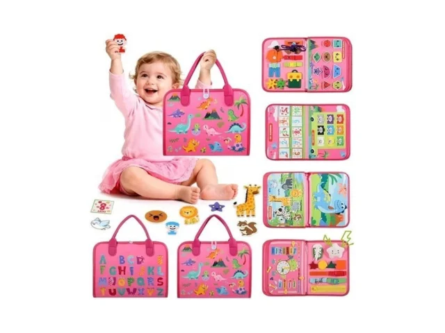 Goliyean Toddler Busy Board – Montessori Toys For… Code