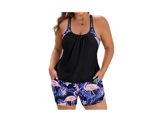 Arolina Plus Size Swimsuit For Women Tankini Sets… Code