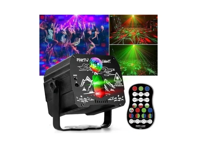 Party Dj Lights With Remote Control Portable Mini… Code