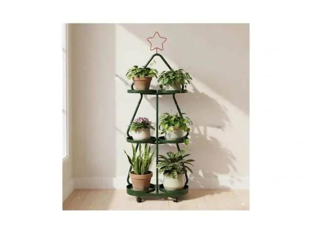 Cossaboom Retro 3-tier Wrought Iron Plant Stand… Code