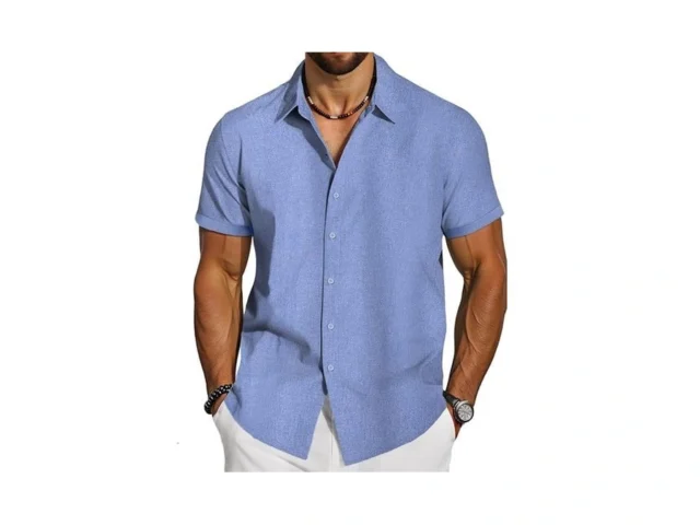 Incerun Button Down Shirt Men Hawaiian Shirts Short…