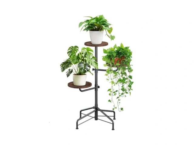 Onadak 3 Tier Plant Stand Indoor Metal Wood Plant… Coupon