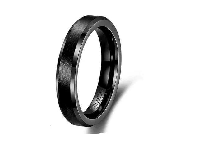 Hxnibatsar 4mm 6mm 8mm Mens Wedding Tungsten Ring… Coupon