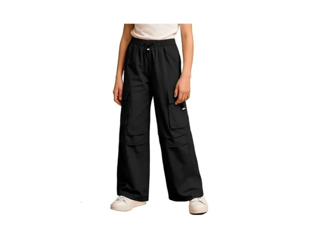Sangtree Girls Lightweight Cargo Pants High Elastic…