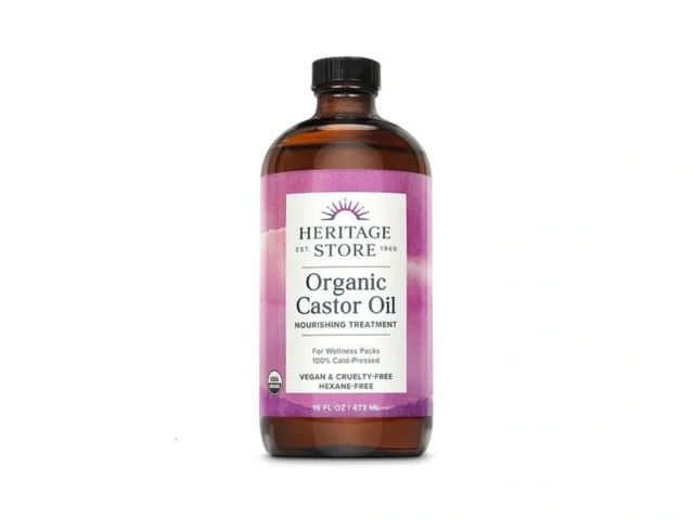 Heritage Store Organic Castor Oil – Glass Bottle -… Coupon