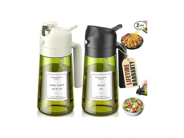 Vakoo Oil Sprayer For Cooking 2 In 1 Oil Dispenser… Code