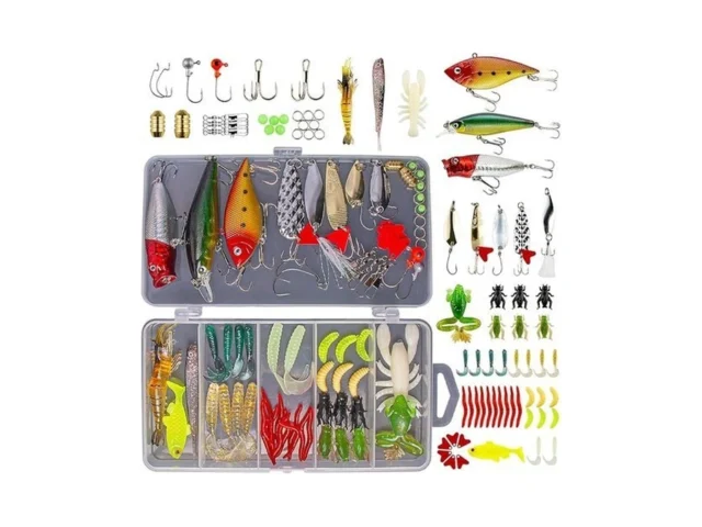 Goando Fishing Lures Kit For Freshwater Bait Tackle… Code