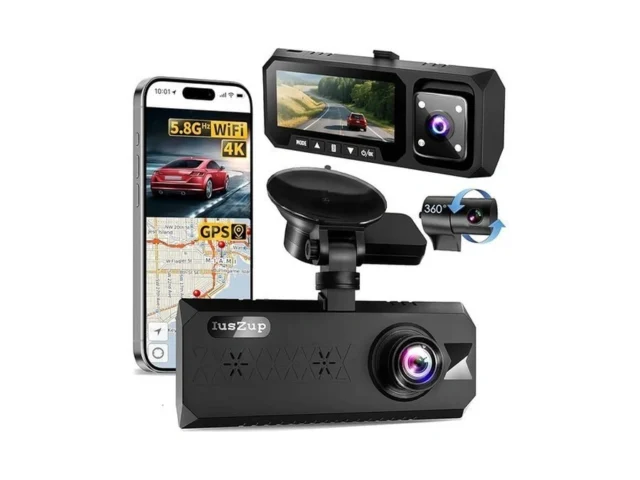 4k 3 Channel Dash Cam Front And Rear – Dash Camera… Coupon