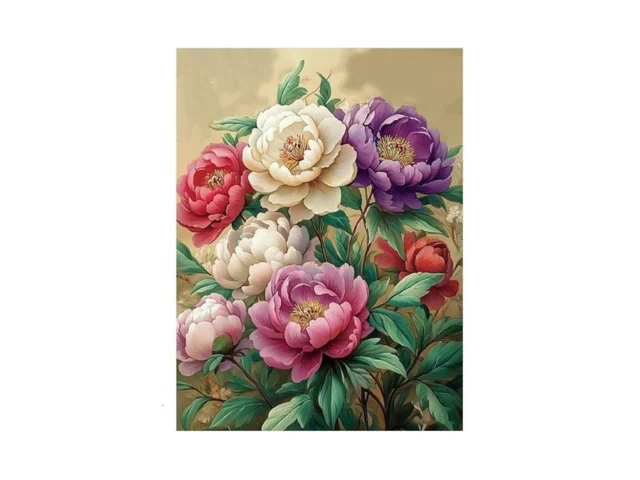 Dotzso Flowers Peony Diamond Painting Kits For… Code