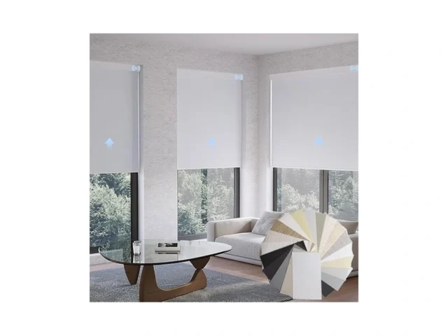 Uilvffo Motorized Blinds With Remote Blackout Smart…