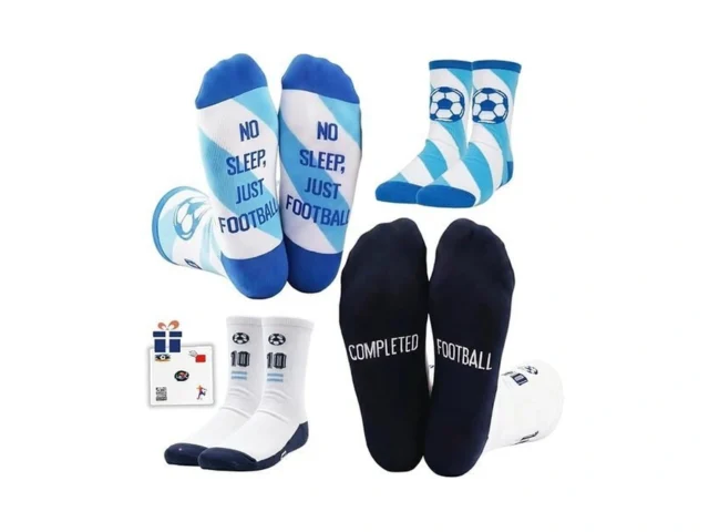 Zaomeng Funny Socks For Men Fun Soccer Socks… Code