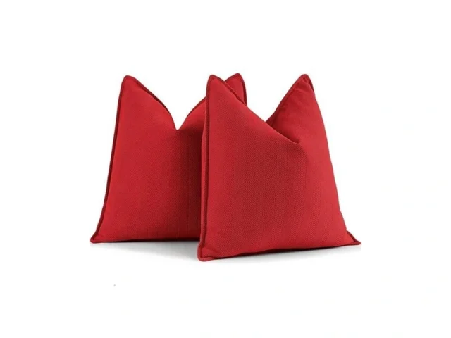 Zwjd Red Pillow Covers 16×16 Set Of 2 Chenille… Coupon