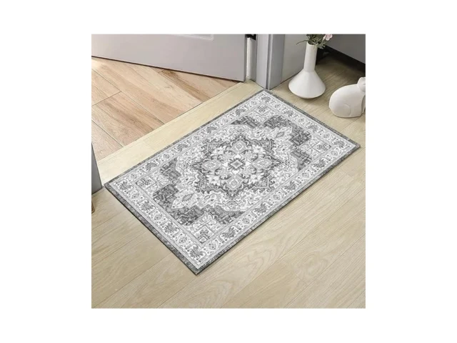 Hichiclife Washable Doormat Vintage Non-slip Small… Code