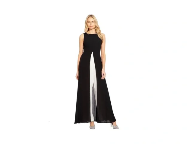 Adrianna Papell Women S Crepe Overlay Jumpsuit… Coupon
