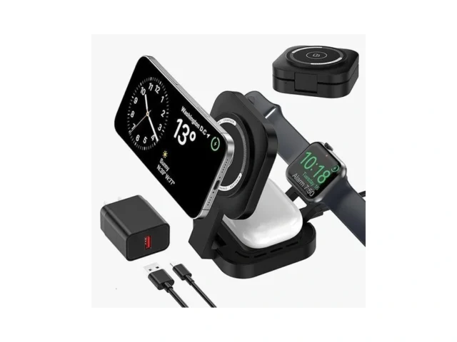 3 In 1 Mini Foldable Charging Station For Apple… Coupon
