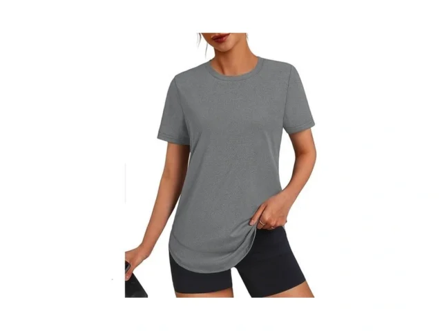 3rd Hill Womens Workout Tops Short Sleeve Crewneck… Code