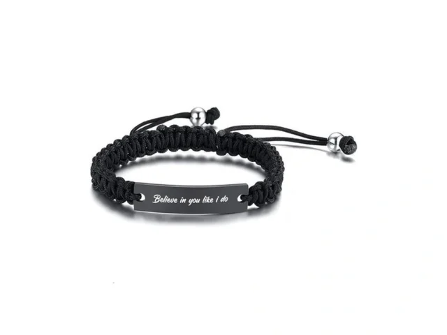 Vnox Personalized Inspirational Bracelet For Men… Coupon