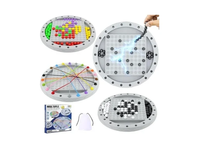 4 In 1 Board Games Set Magnetic Chess Rope… Code