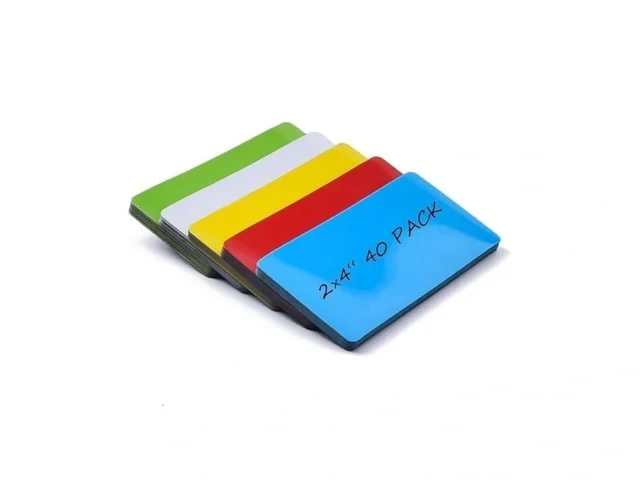 Realth Dry Erase Magnetic Labels Multicolor 2 4 40… Code