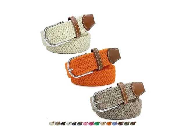 Myfunc 3 Pack Belts For Women Men Boy Girl No Holes… Code