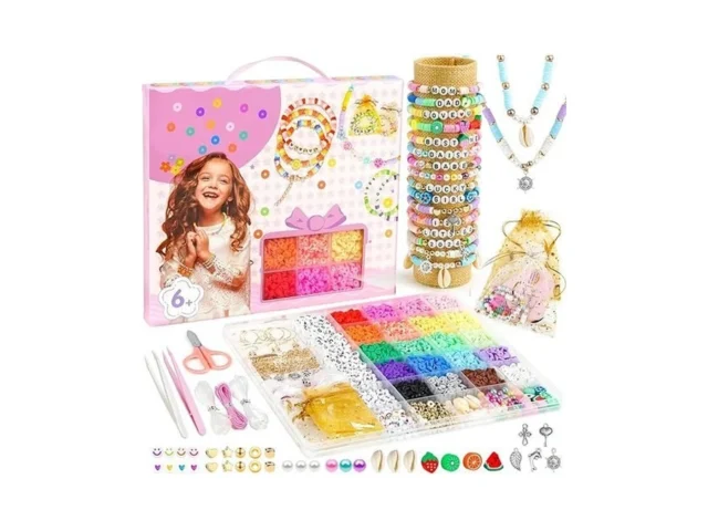 Sistenia Girls Gifts Bracelet Making Kit 20 Colors… Code