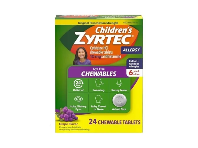 Zyrtec Children S Dye-free Chewables For 24 Hour… Coupon