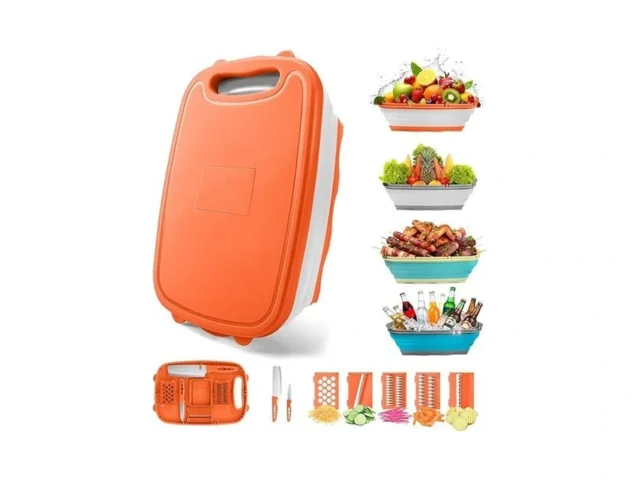 Gintan Camping Cutting Board 9-in-1 Collapsible… Code