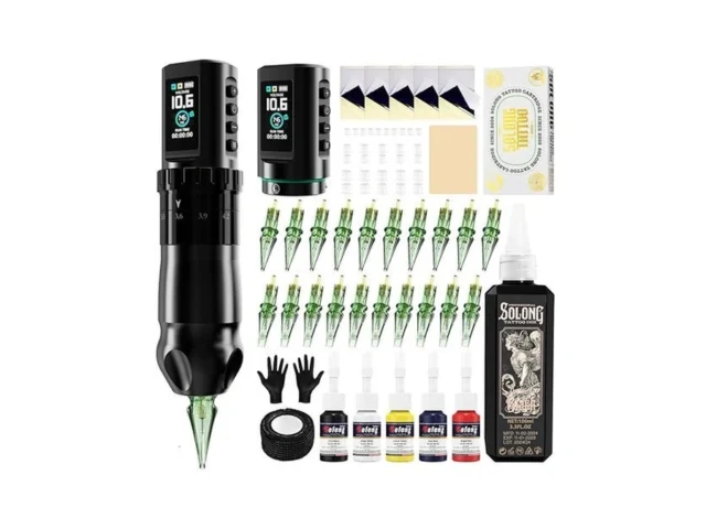 Solong E201 Pro Cordless Tattoo Gun Kit Tattoo… Code